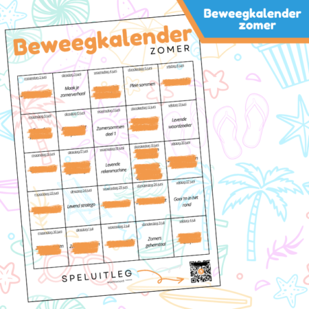Beweegkalender zomer (download)
