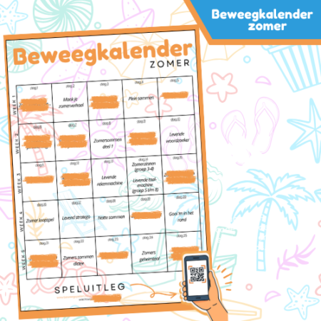 Beweegkalender zomer (download)