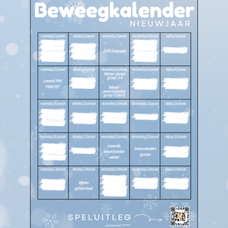 Beweegkalender Nieuwjaar (download)