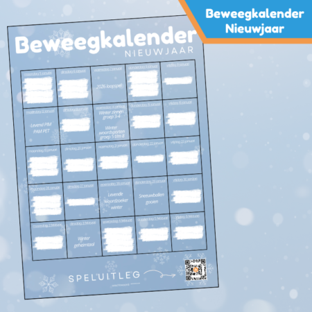 beweegkalender nieuwjaar