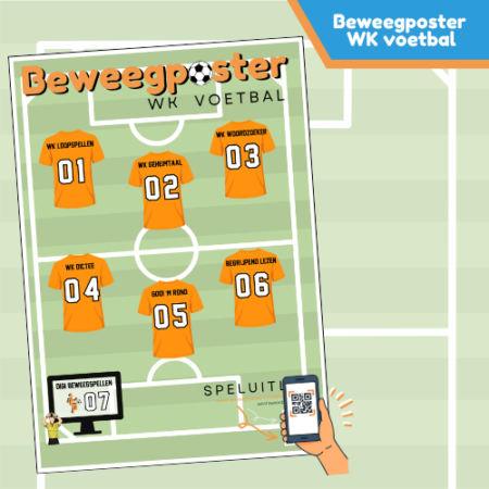 Beweegposter WK voetbal (download)