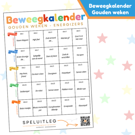 Beweegkalender Gouden weken (download)