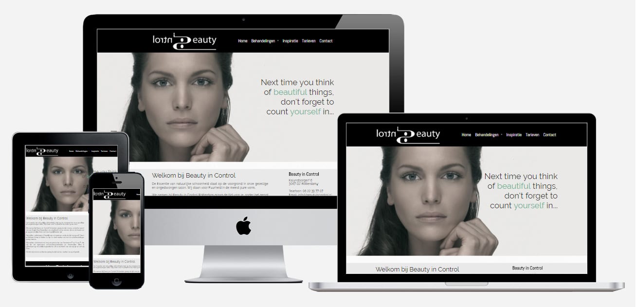 C10Media Webdesign Rotterdam Beautyincontrol