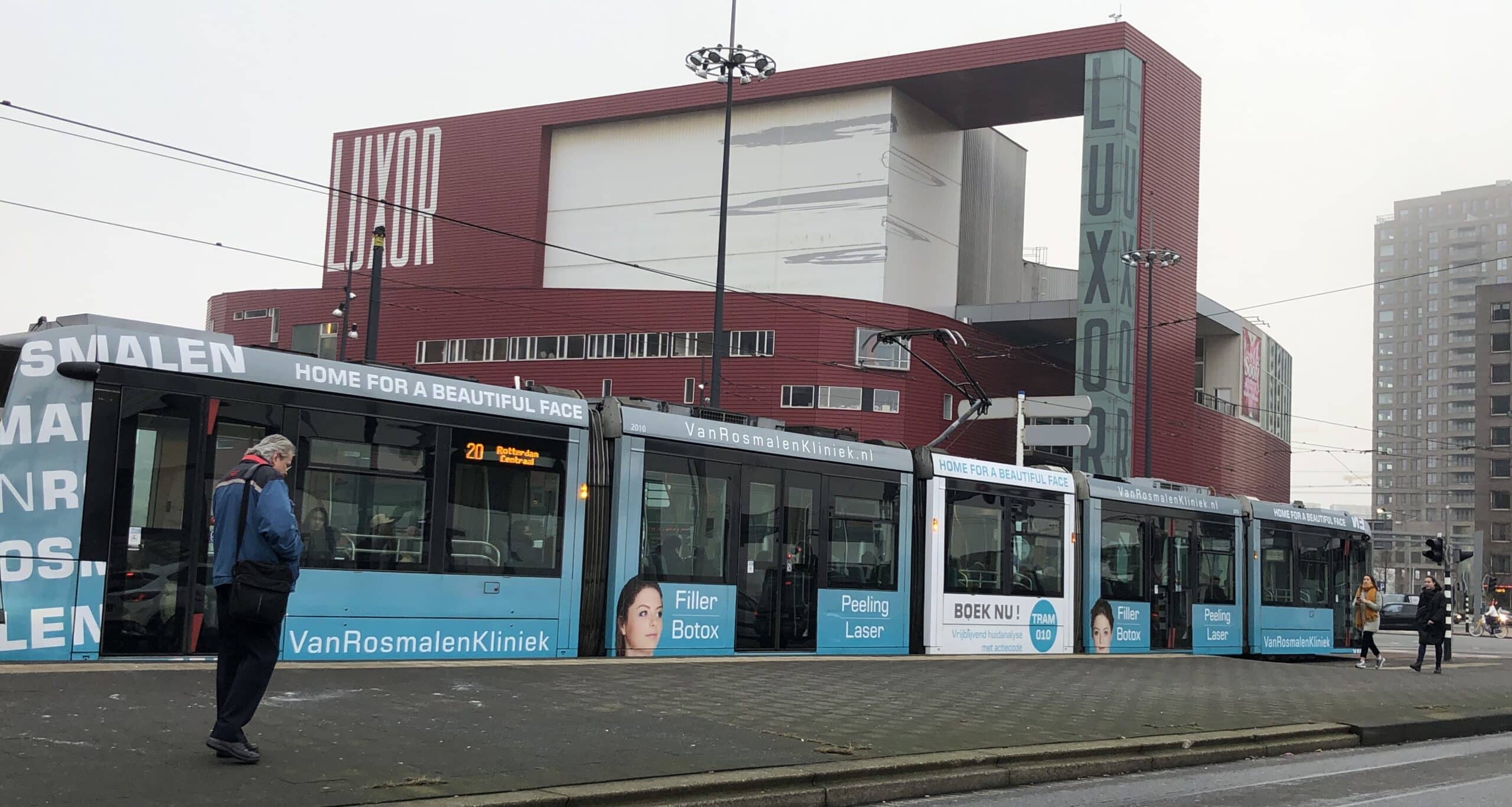 C10Media tramreclame Rotterdam VanRosmalenKliniek
