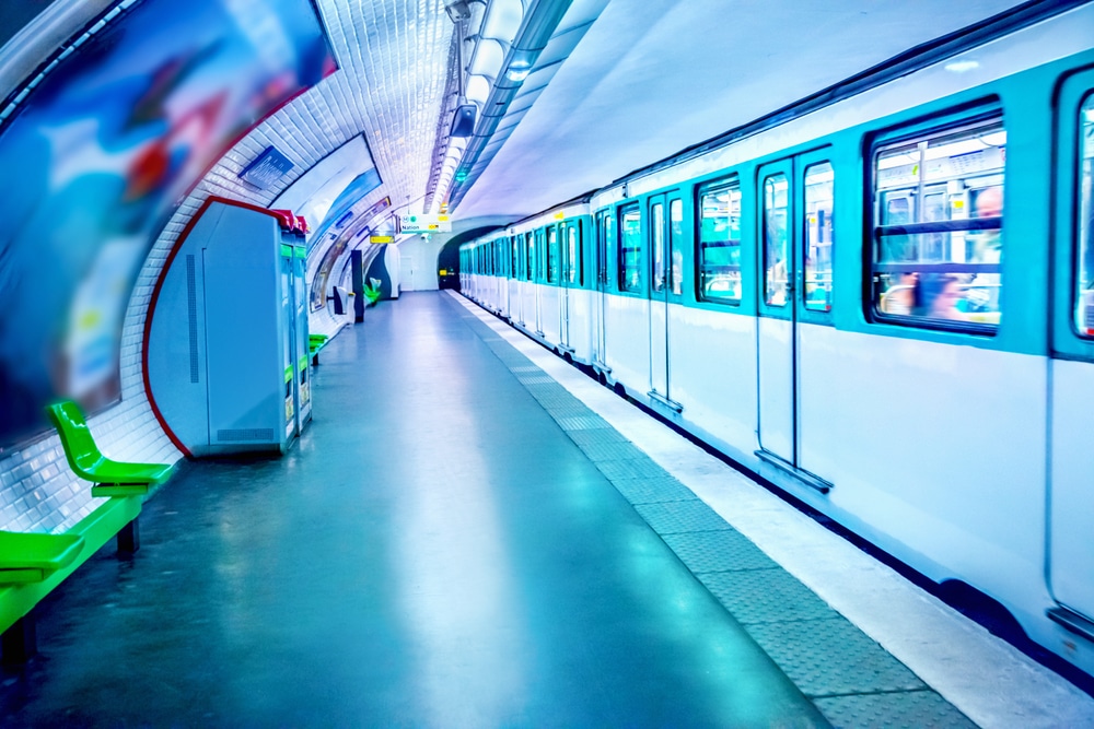 Metro,Station,In,Paris