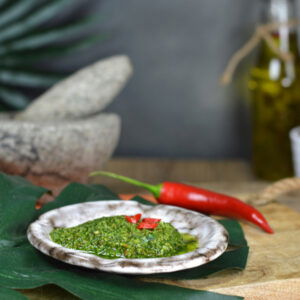 Verse korianderpesto