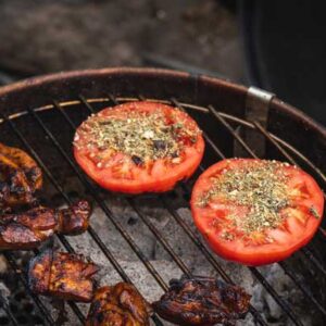 Tomaat op de bbq