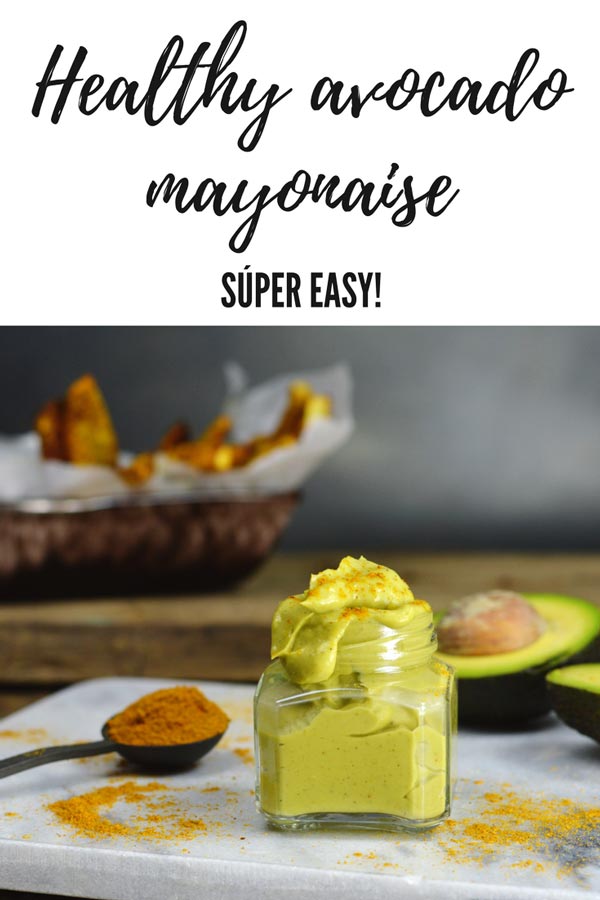 Gezonde avocado mayonaise
