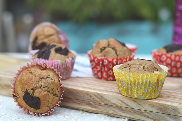 Gezonde choco muffins