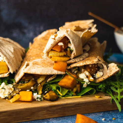 Libanees flatbread met zoete aardappel Green Gypsy Spices