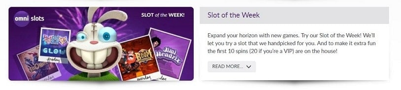 Slot of the week