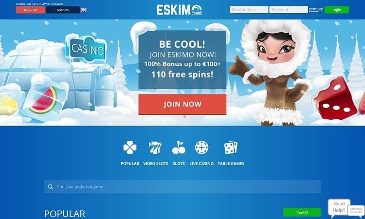 Eskimo Casino Ervaring