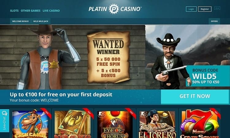 Plantin Casino websit