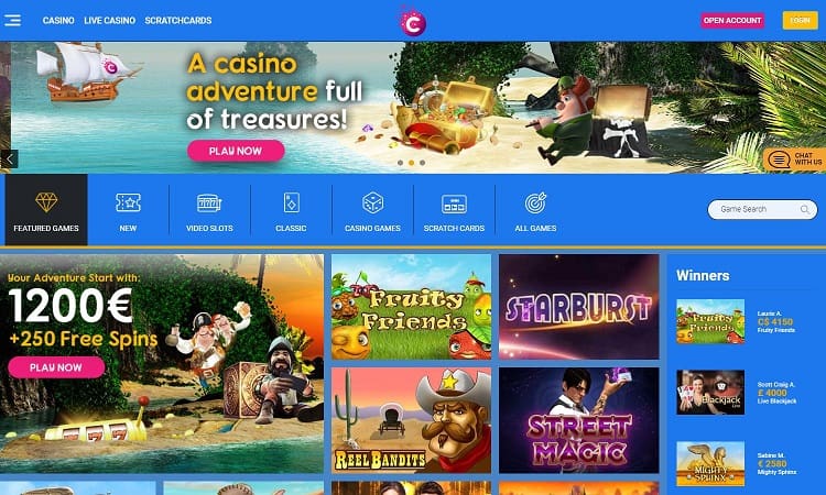 Cashiopeia online casino