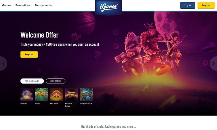 iGame casino website