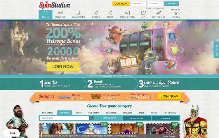 Spinstation online casino