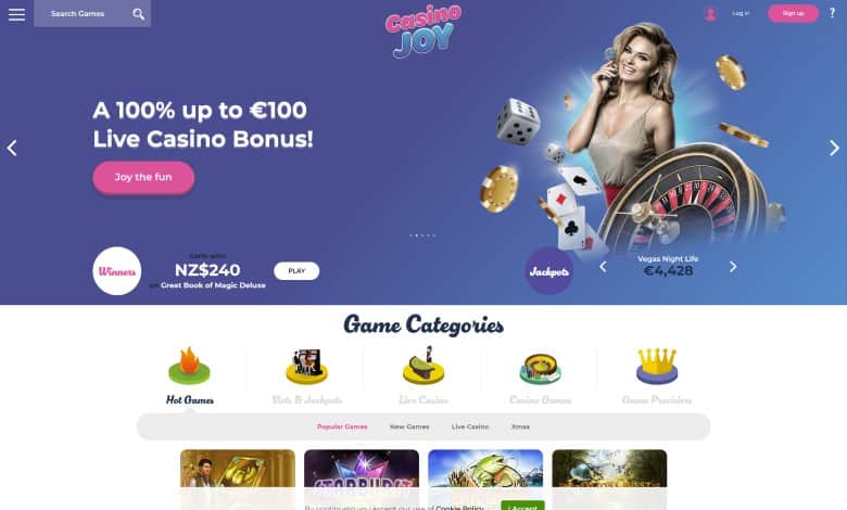 Casinojoy website