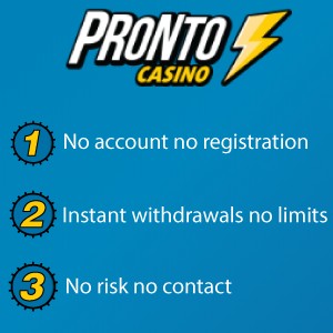 Pronto Casino bonus voordelen