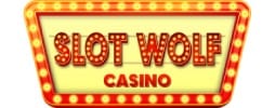 Het logo van Slotwolf casino