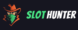 Zwart groene logo van SlotHunter