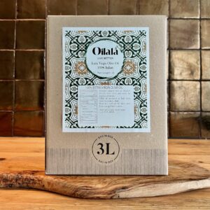 Extra vierge olijfolie Queen van Oilala in 3 liter bag in box