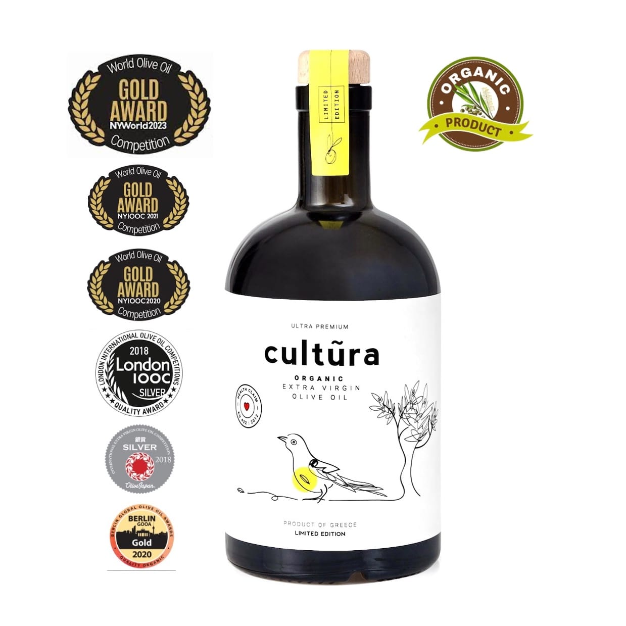 Biologische Extra Vierge Olijfolie Cultura